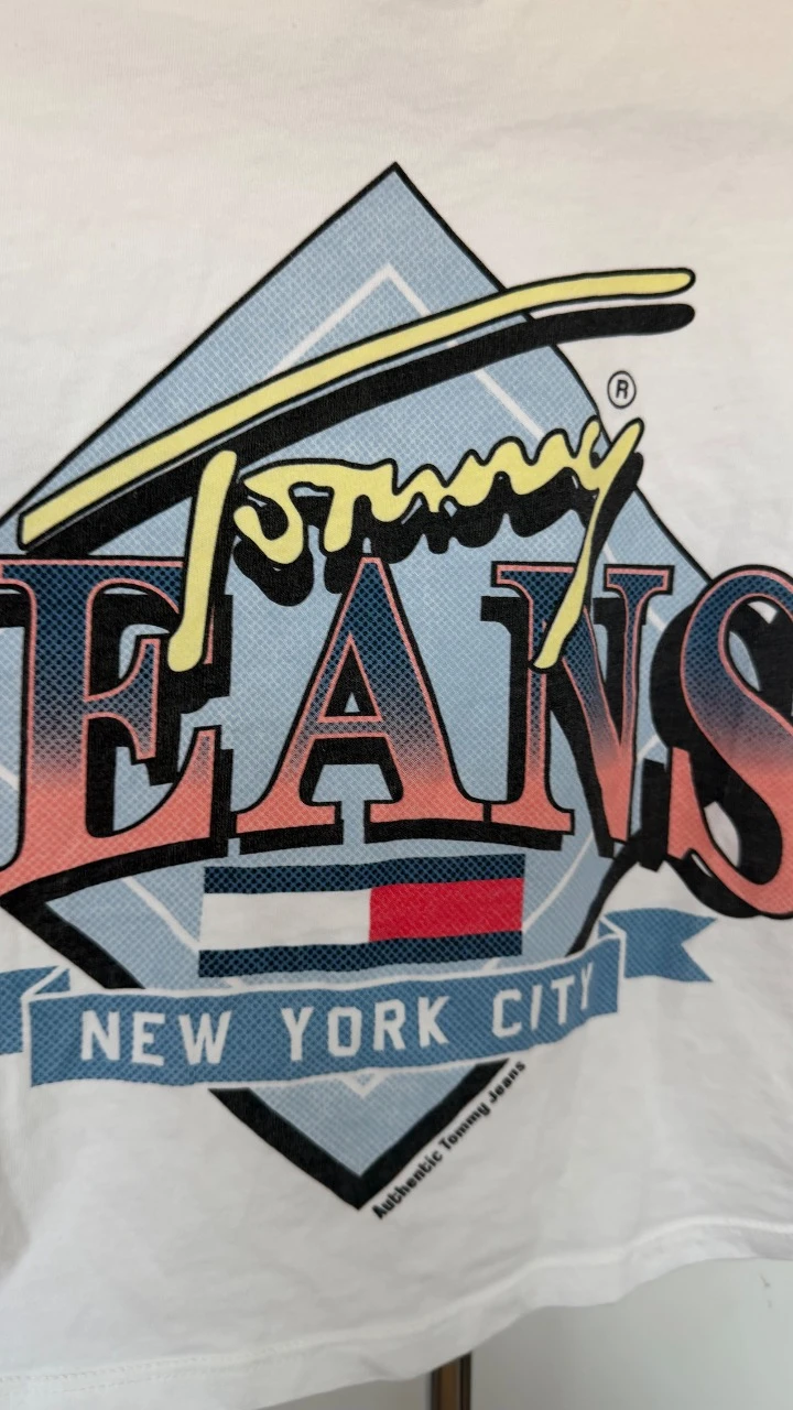 Vintage Tommy Jeans crop T-shirt XS – photo 4
